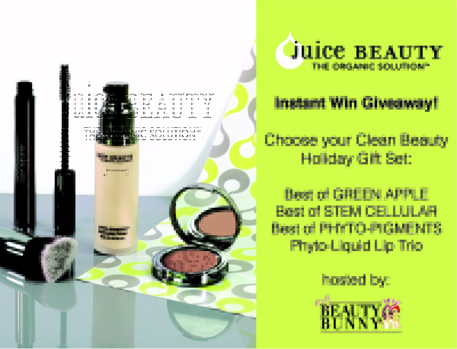 Juice Beauty Instant Win Game