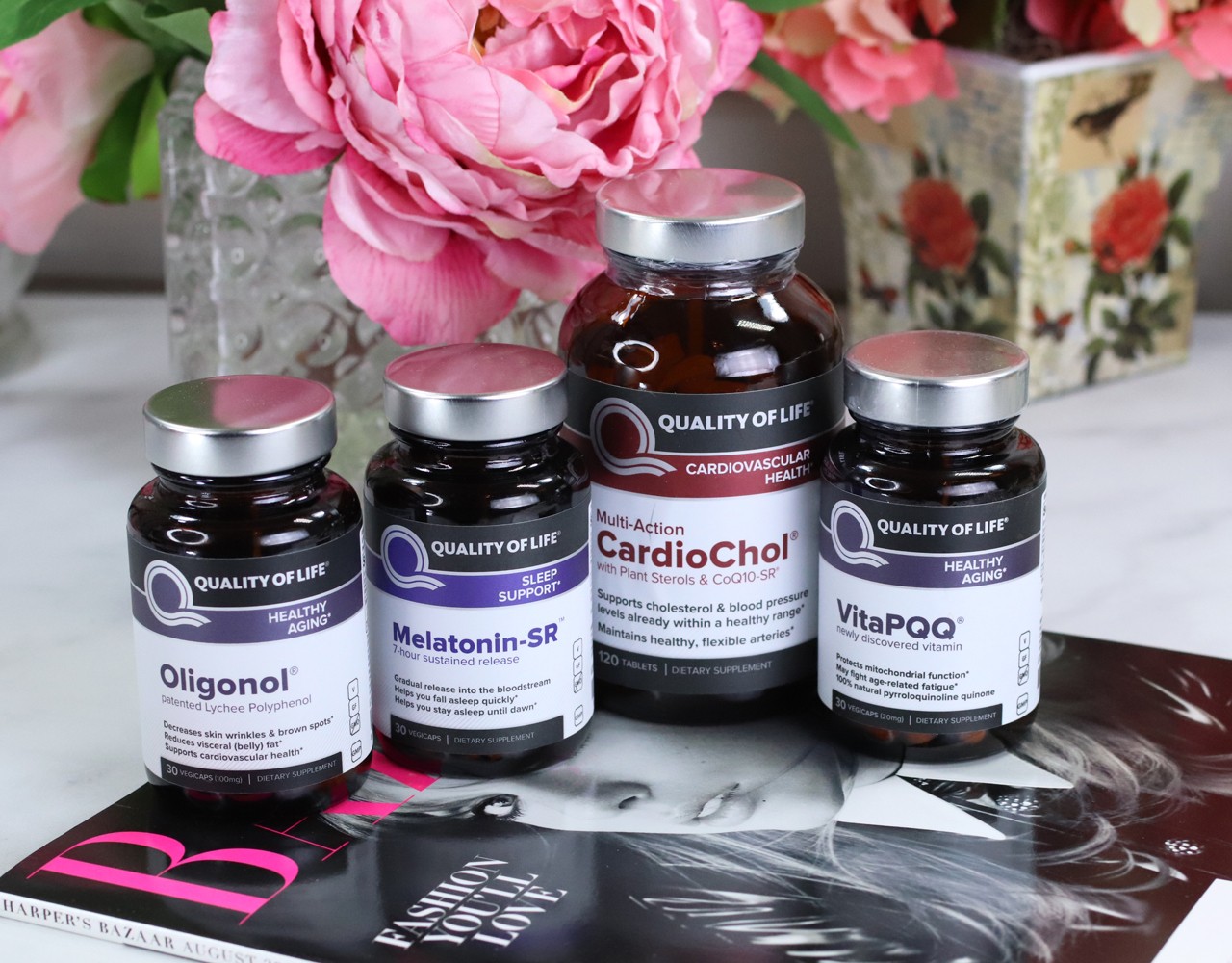Health Focus: My Favorite Anti-Aging Products from QOL Supplements featured by popular Los Angeles beauty blogger My Beauty Bunny 