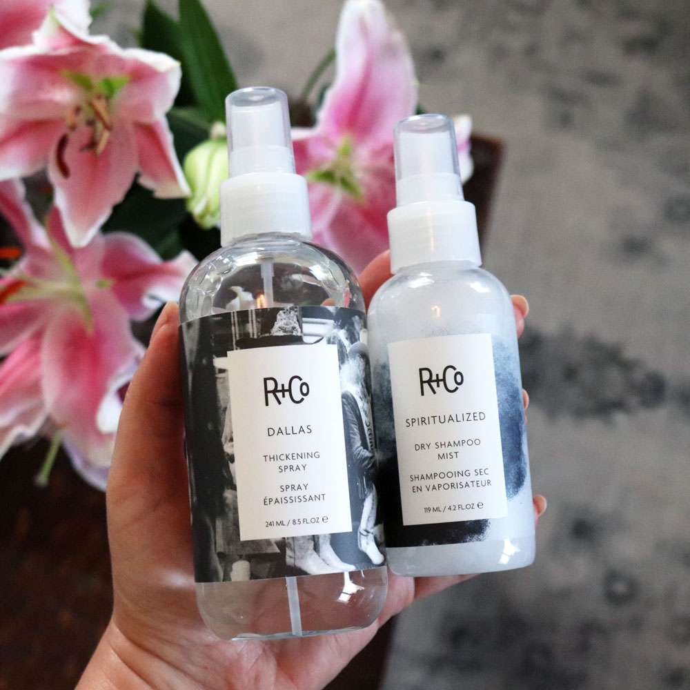 R+Co cruelty free summer hair styling products