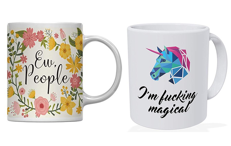 Ew People and I'm F*cking Magical Sarcastic Mug Anti Valentines Day Gift Ideas