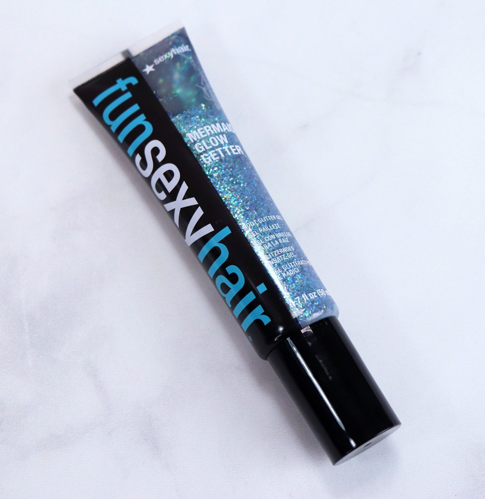 Fun Sexy Hair Mermaid Glow Getter Hair Glitter - Coachella Music Festival Makeup Ideas by Cruelty Free Beauty Blogger My Beauty Bunny