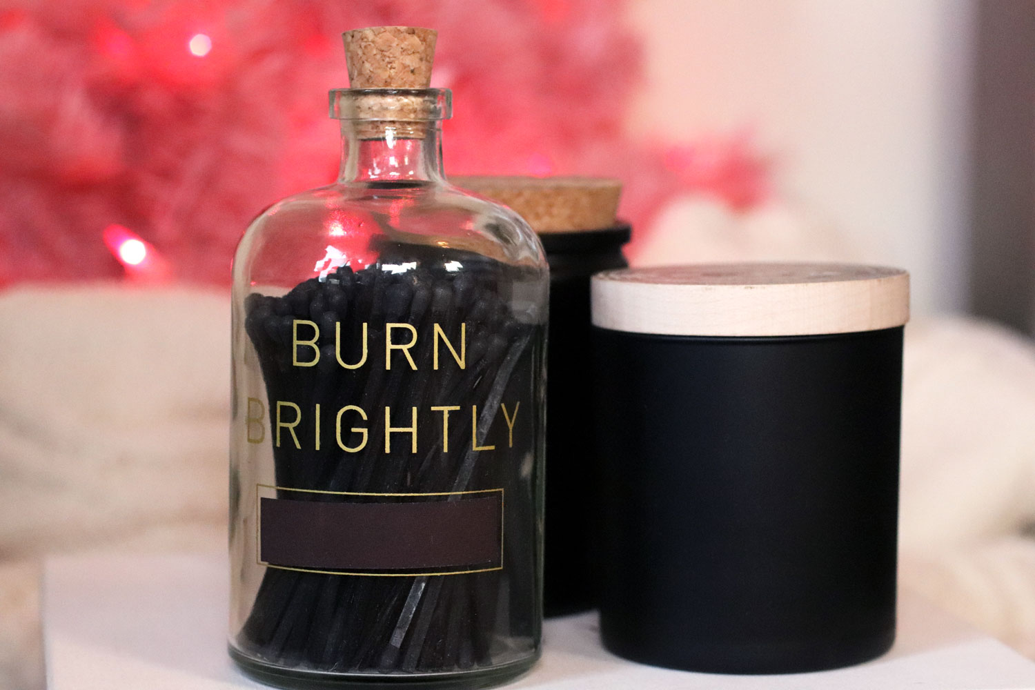 Woman Owned Holiday Gift Guide 2019 - Skeem Design Burn Brightly Matches and Candles