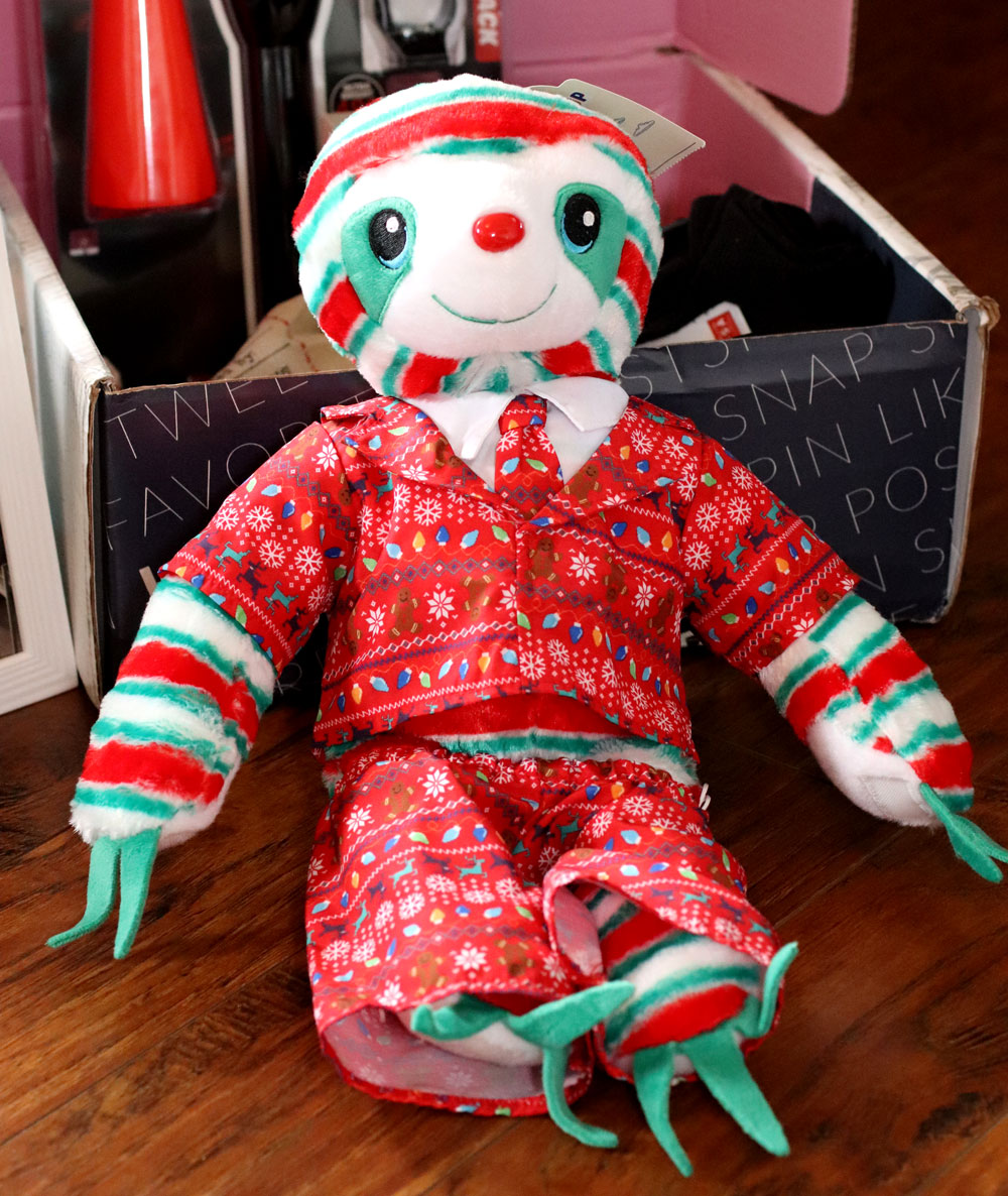 Holiday Gift Guide for the Whole Family 2019 - Build a Bear Sloth