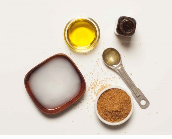 DIY hand scrub