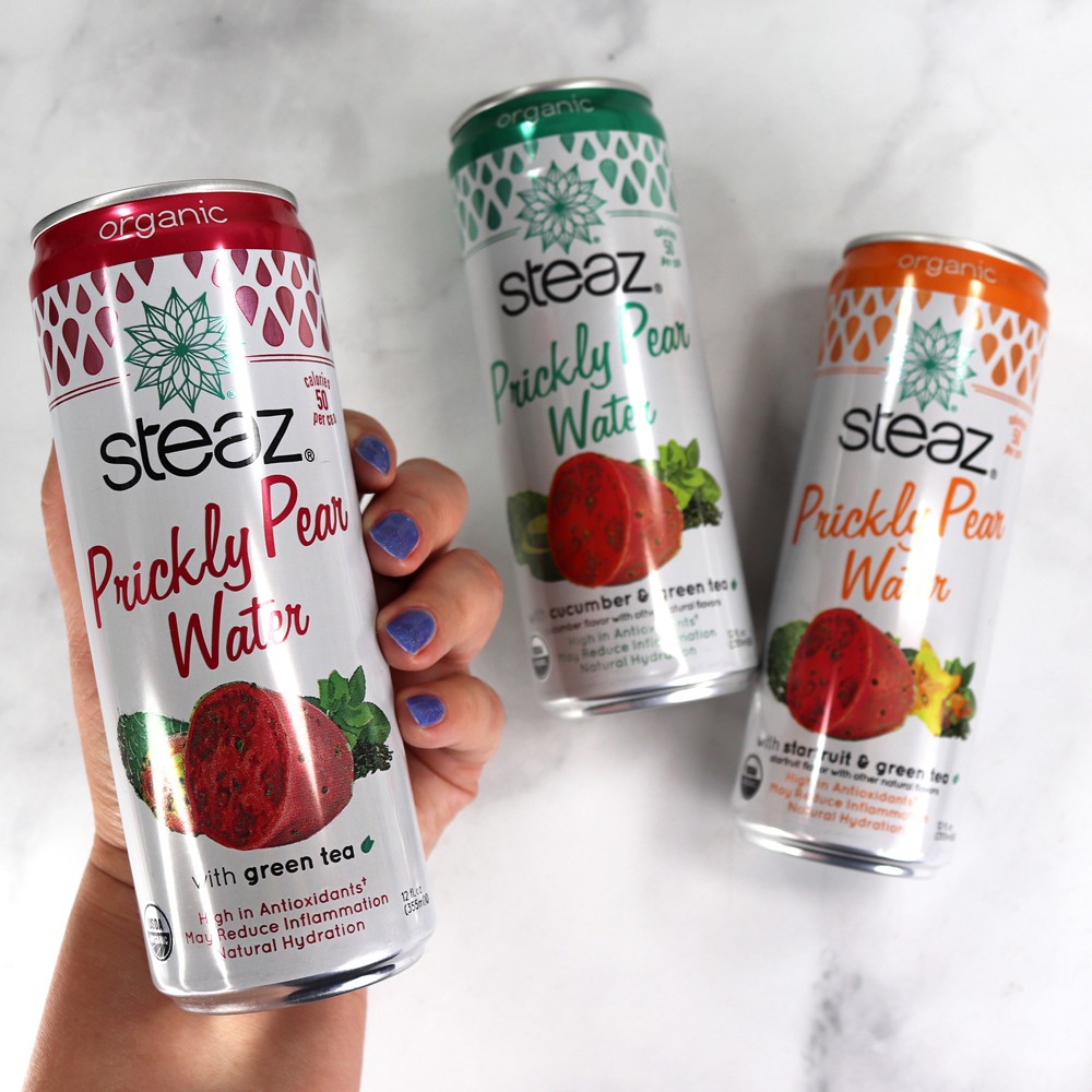 Steaz Prickly Pear Water Review by Popular Health Blogger My Beauty Bunny
