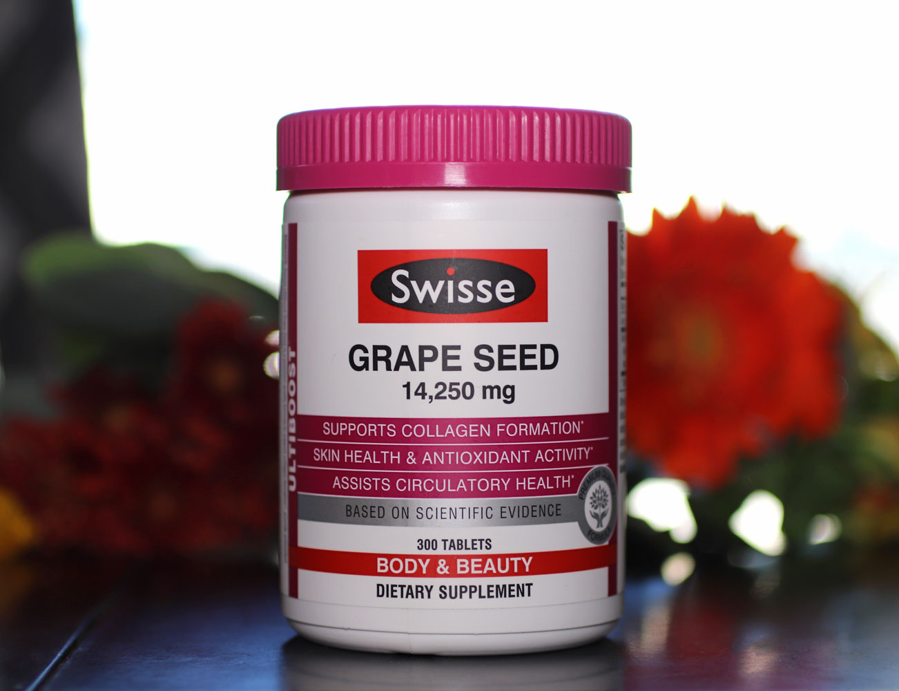 Swisse Grape Seed Extract for Collage Formation Circulation and Healthy Skin