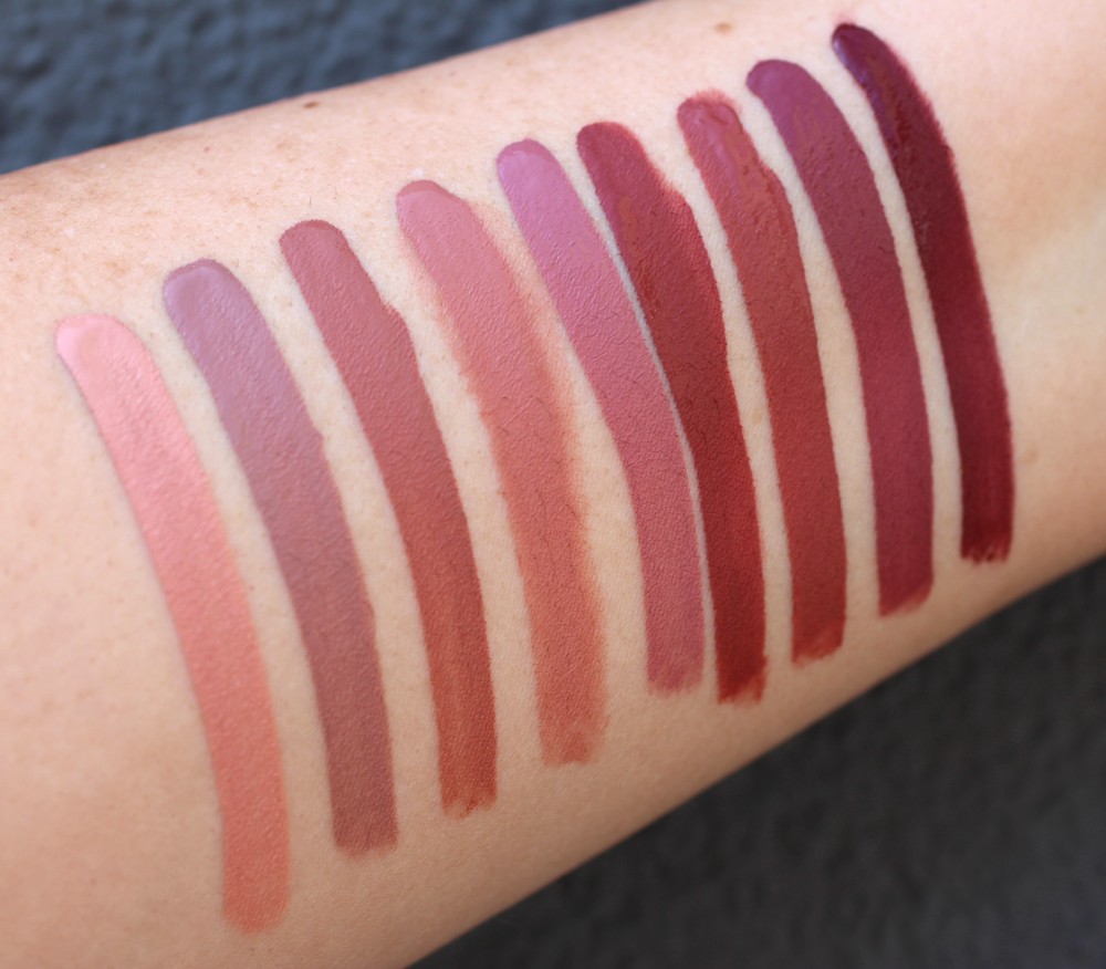 Tarte Lip Paint Swatches
