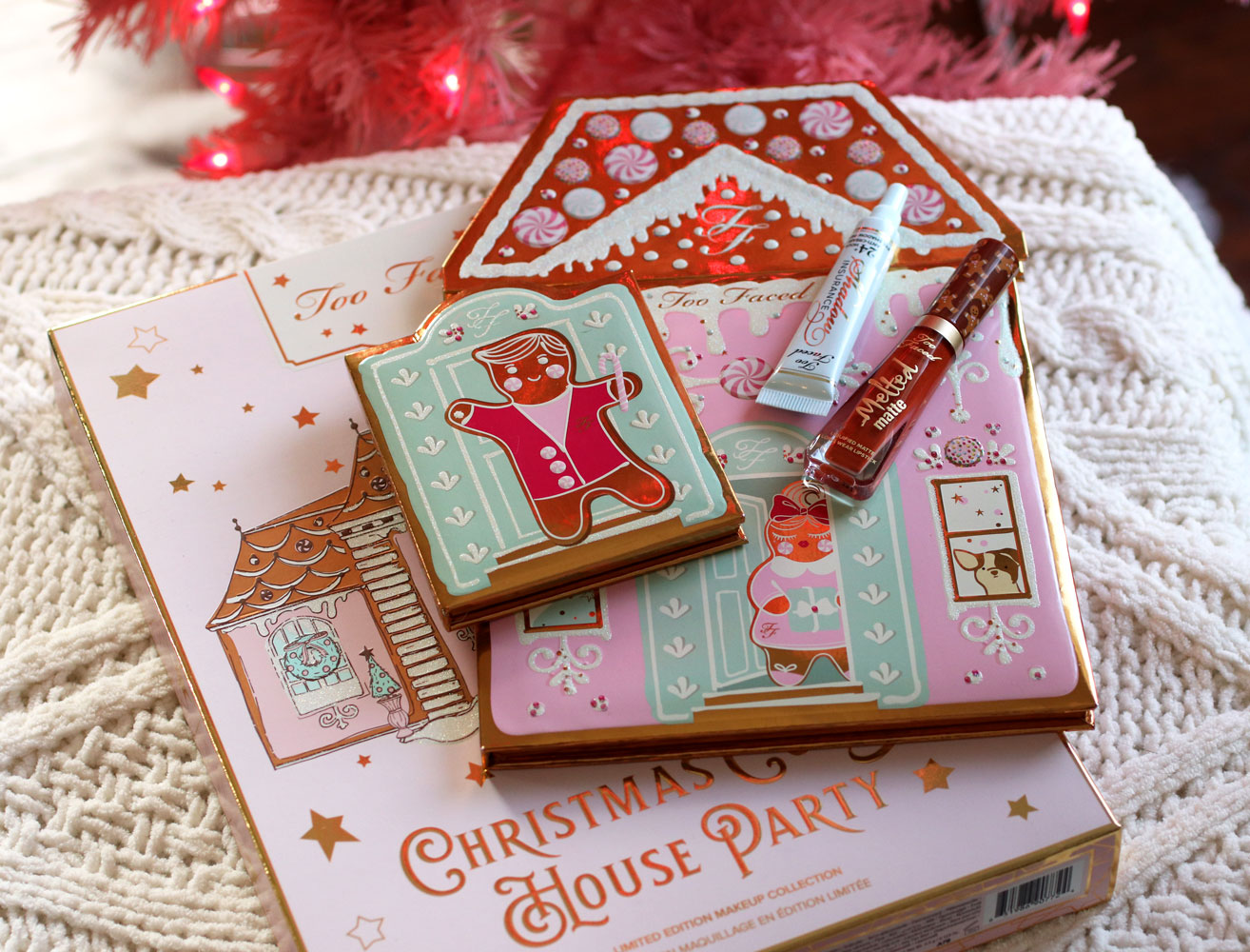 Too Faced Christmas Cookie House Party holiday gift set 2019