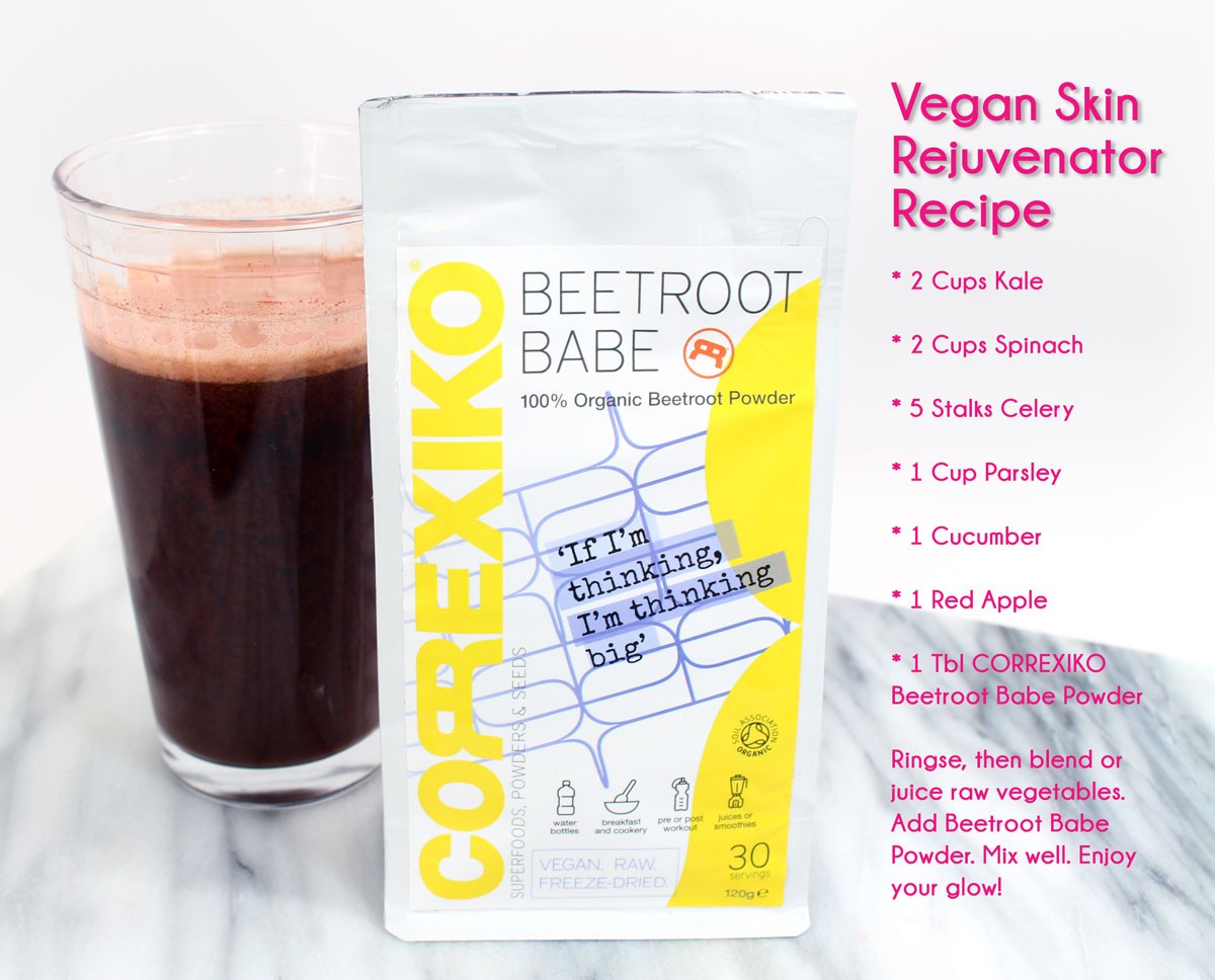 Vegan Skin Rejuvenator Anti Aging Juice Recipe