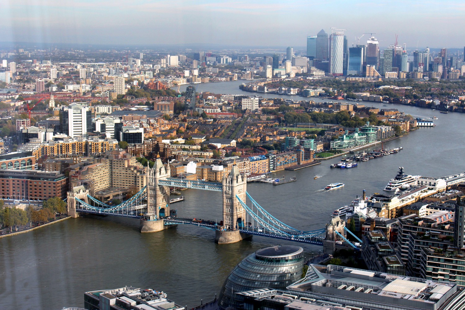 View from Shangri La at the Shard London