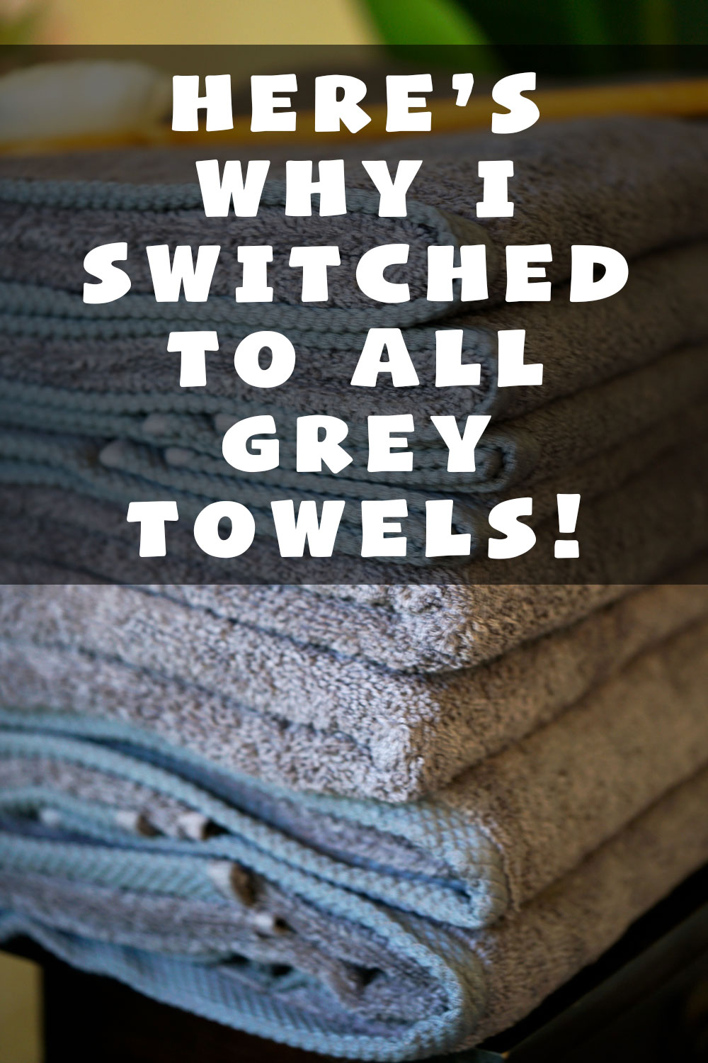 Here's why I switched to all grey towels - amazing Turkish towels deal on Amazon