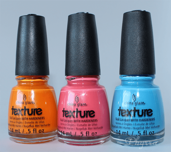 China Glaze Textured Collection Swatches Review